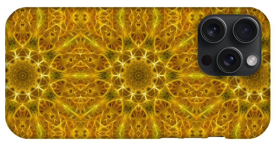 Gold Kaleidoscope - Phone Case