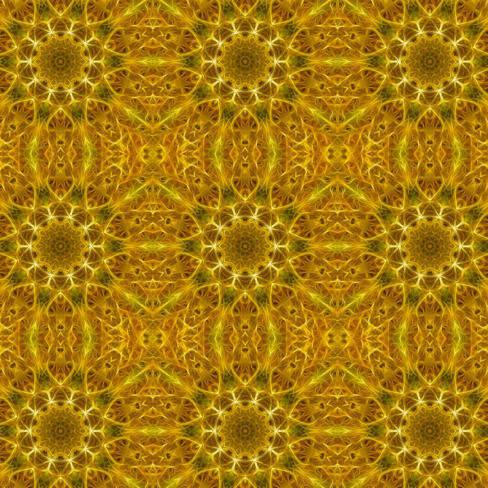 Gold Kaleidoscope Digital Image Download