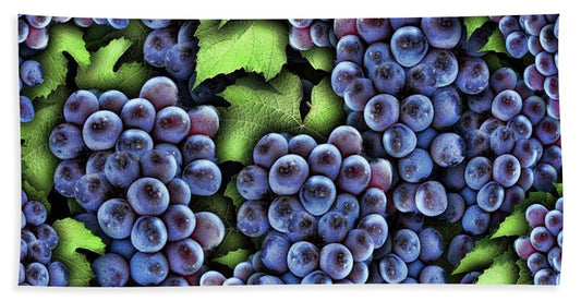 Grapes Pattern - Bath Towel