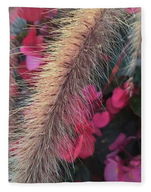 Grass and Geraniums - Blanket