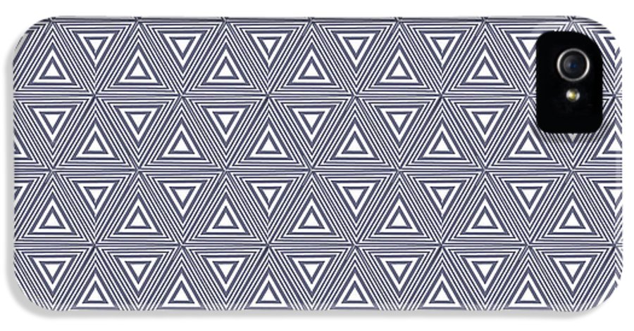 Gray Triangles - Phone Case