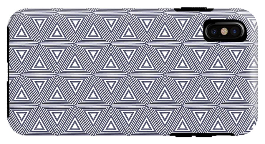 Gray Triangles - Phone Case