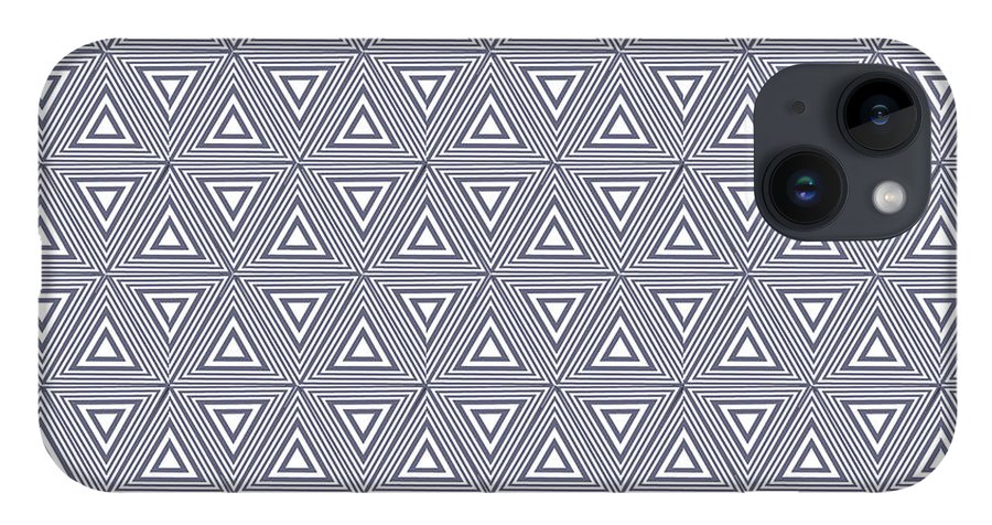 Gray Triangles - Phone Case