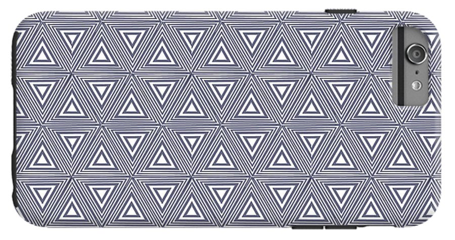 Gray Triangles - Phone Case
