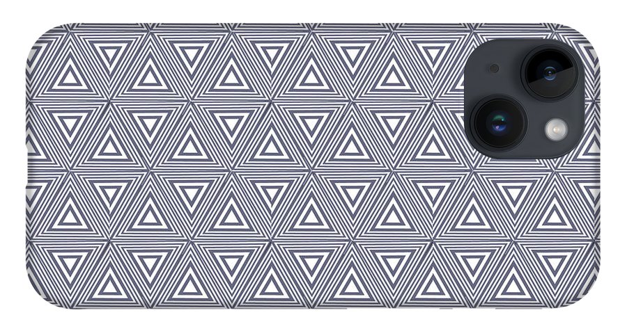 Gray Triangles - Phone Case