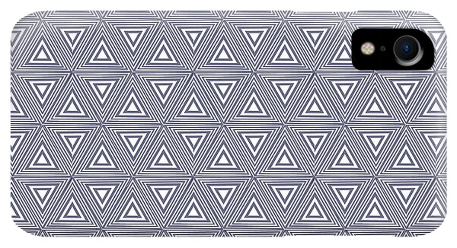 Gray Triangles - Phone Case