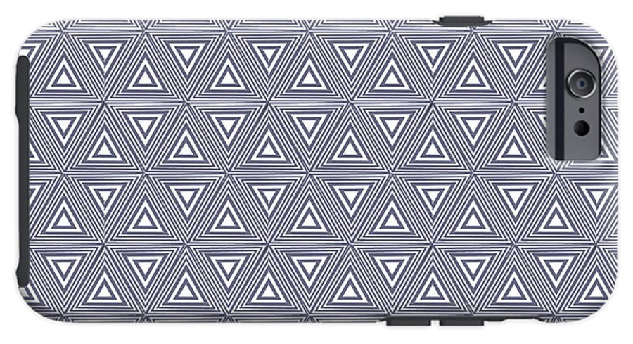 Gray Triangles - Phone Case