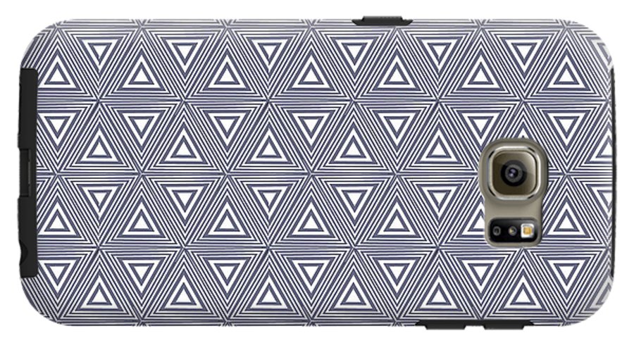 Gray Triangles - Phone Case