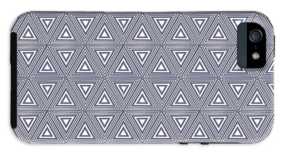 Gray Triangles - Phone Case