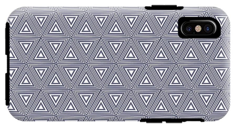 Gray Triangles - Phone Case