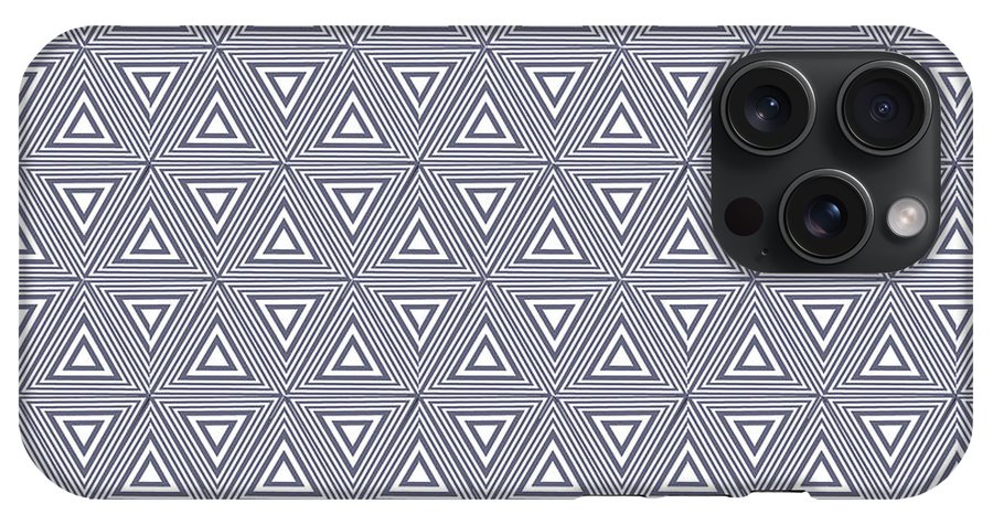 Gray Triangles - Phone Case
