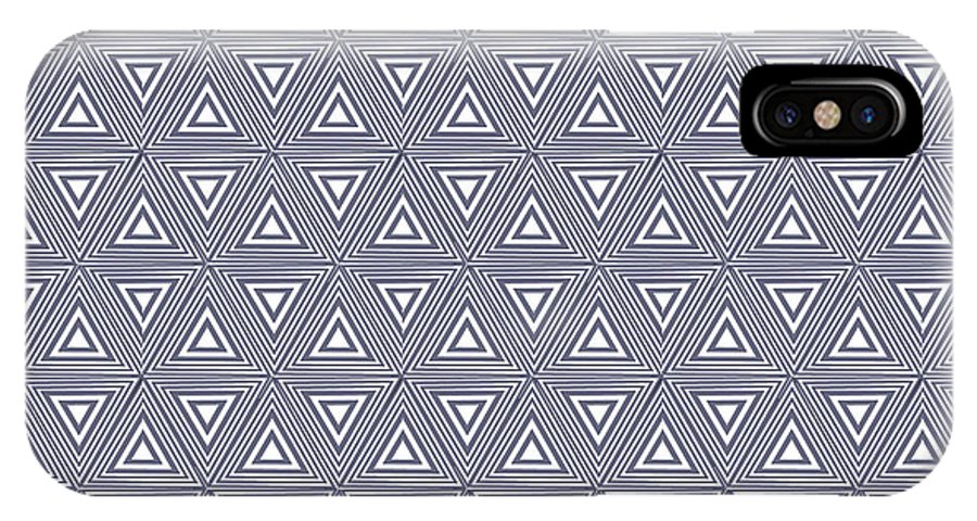Gray Triangles - Phone Case