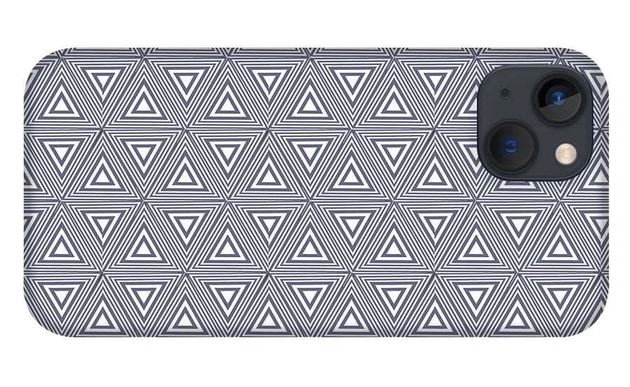 Gray Triangles - Phone Case
