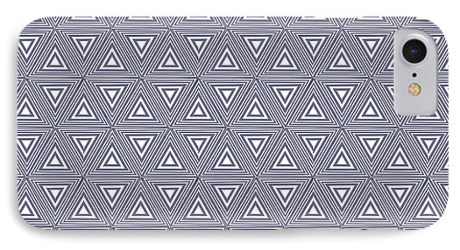 Gray Triangles - Phone Case