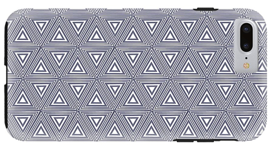 Gray Triangles - Phone Case