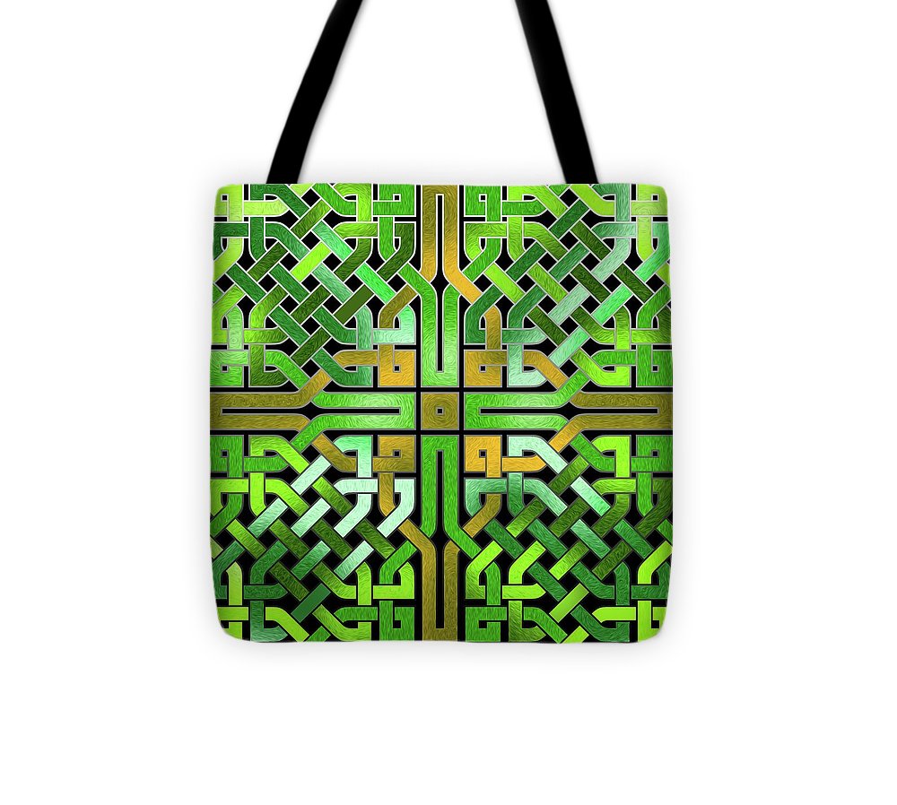 Green Celtic Knot - Tote Bag