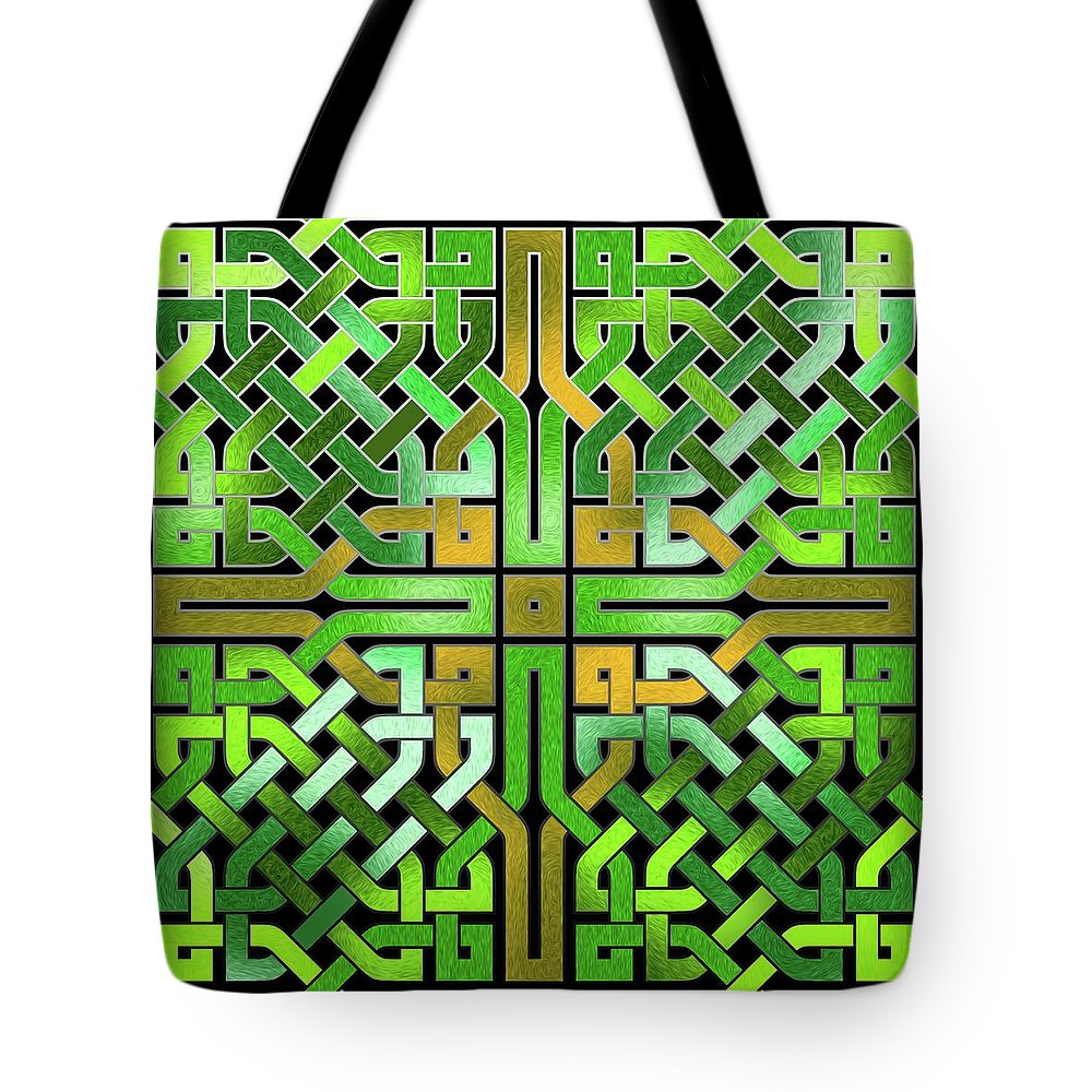 Green Celtic Knot - Tote Bag