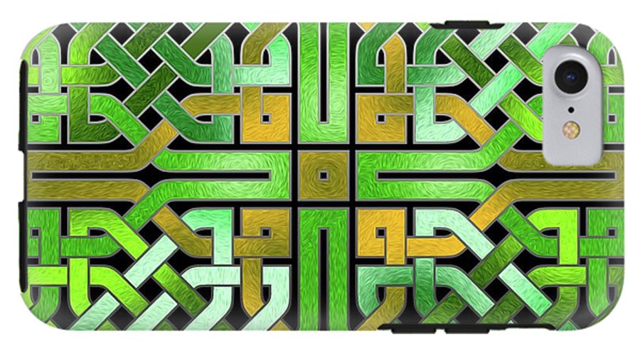Green Celtic Knot - Phone Case