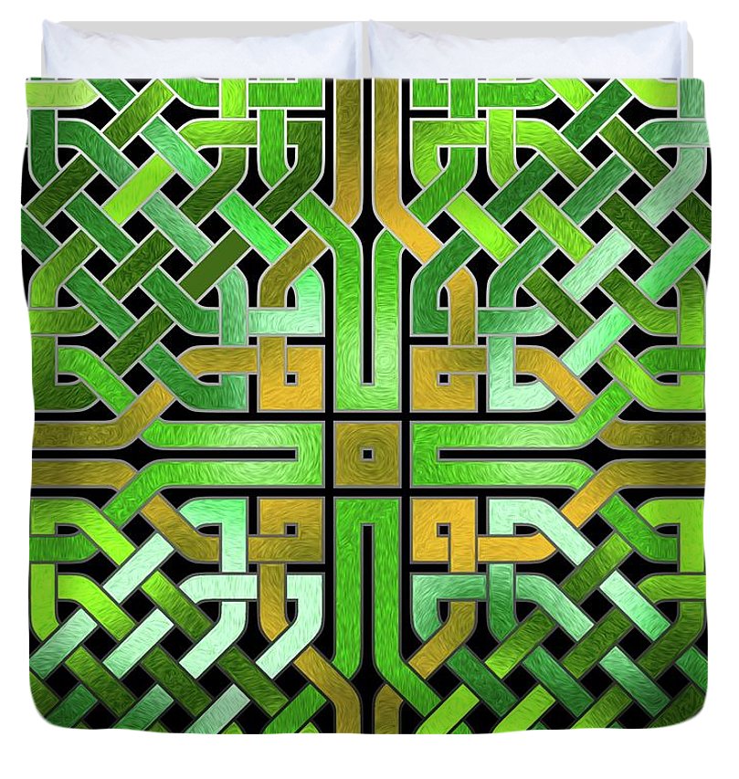 Green Celtic Knot - Duvet Cover