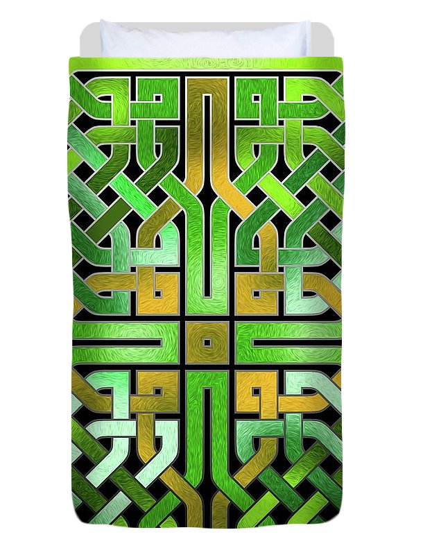 Green Celtic Knot - Duvet Cover