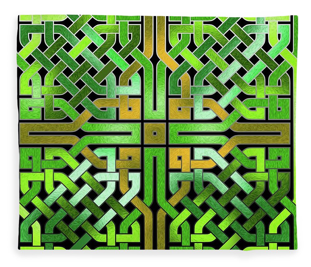 Green Celtic Knot - Blanket