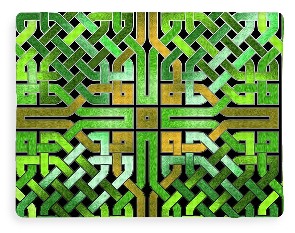 Green Celtic Knot - Blanket