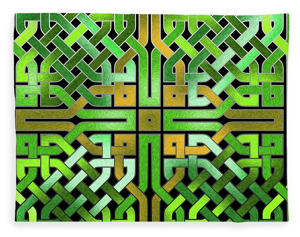 Green Celtic Knot - Blanket