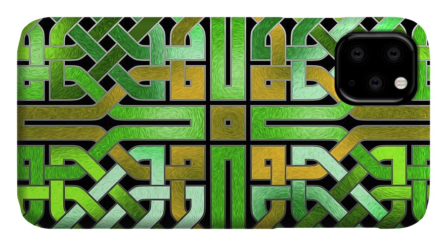 Green Celtic Knot - Phone Case