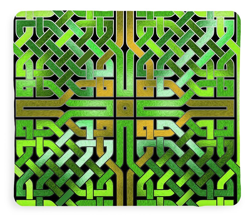 Green Celtic Knot - Blanket