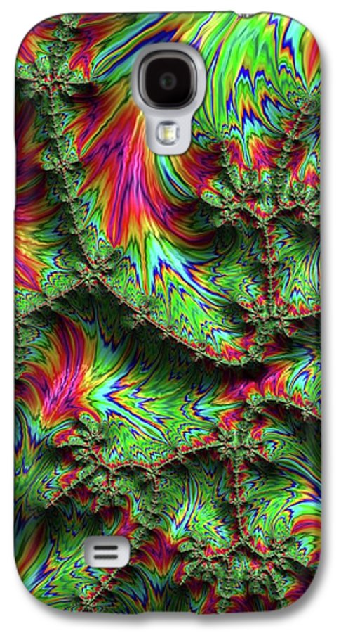 Green Feather Fractal - Phone Case