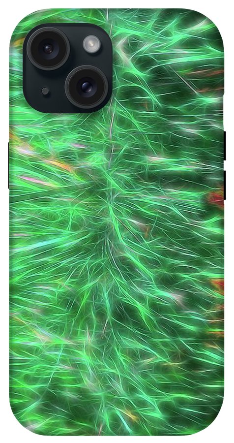 Green Garland Abstract - Phone Case