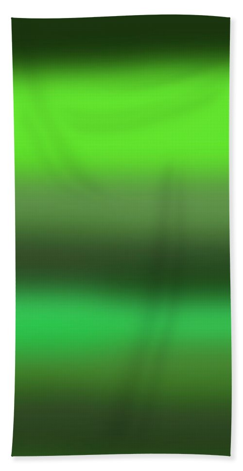 Green Grass Gradient - Bath Towel