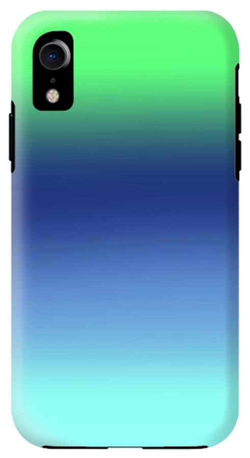 Green Navy Aqua Gradient - Phone Case