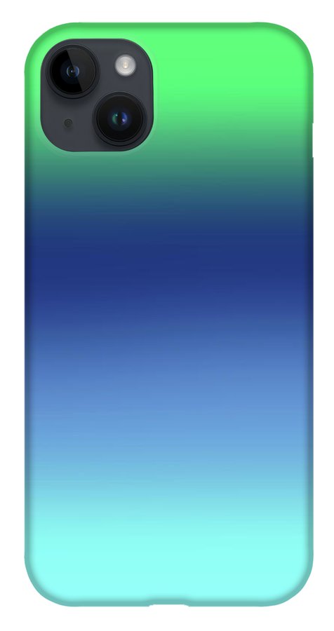 Green Navy Aqua Gradient - Phone Case