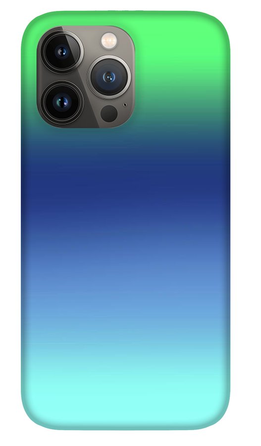 Green Navy Aqua Gradient - Phone Case