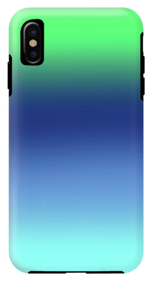 Green Navy Aqua Gradient - Phone Case