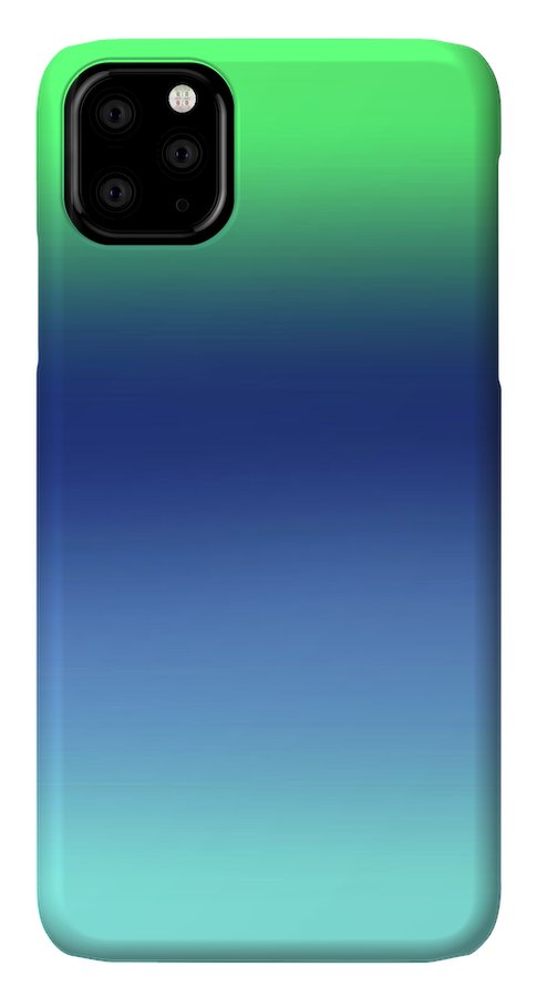 Green Navy Aqua Gradient - Phone Case