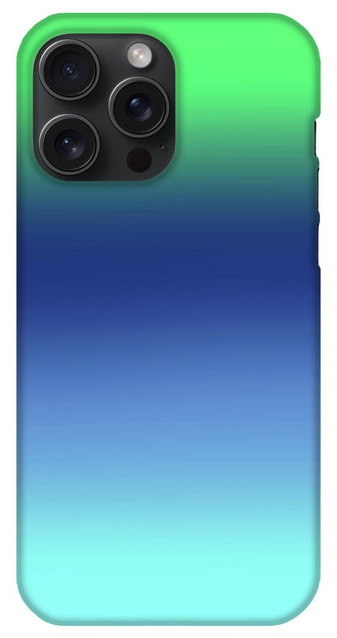 Green Navy Aqua Gradient - Phone Case