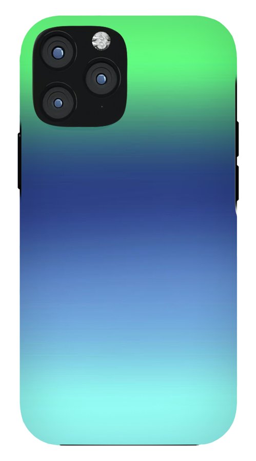Green Navy Aqua Gradient - Phone Case