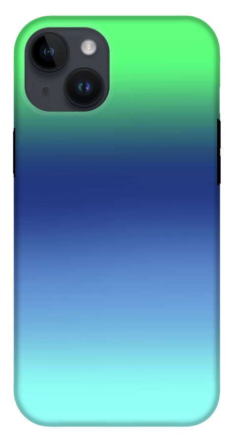 Green Navy Aqua Gradient - Phone Case