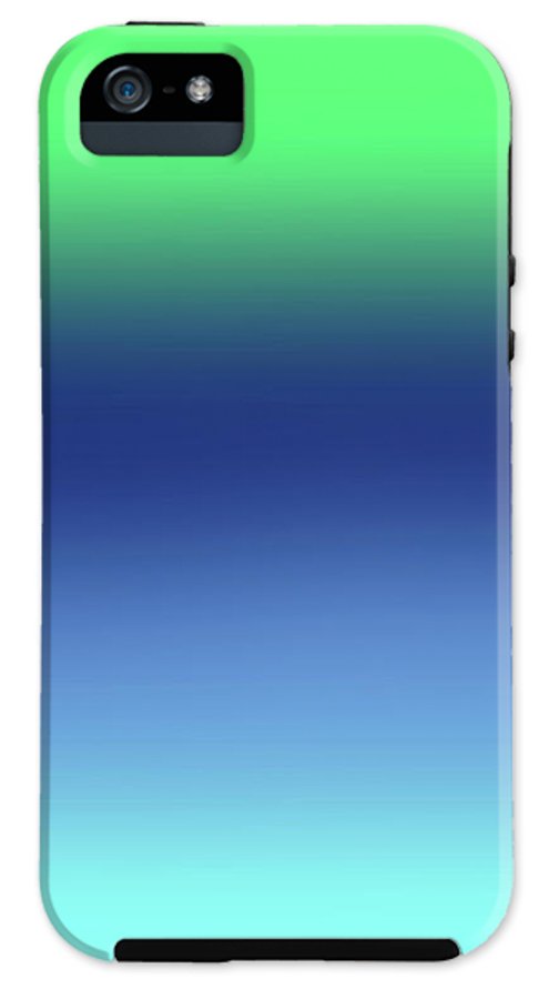 Green Navy Aqua Gradient - Phone Case