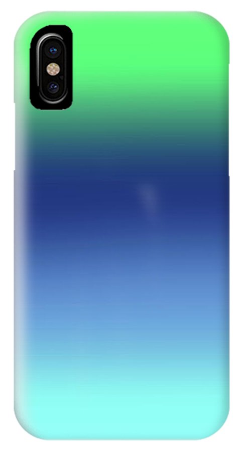 Green Navy Aqua Gradient - Phone Case