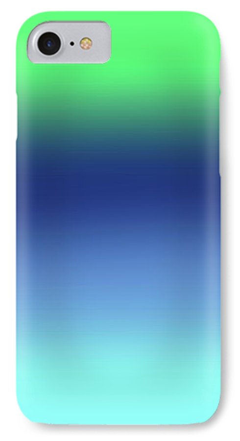 Green Navy Aqua Gradient - Phone Case