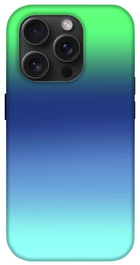 Green Navy Aqua Gradient - Phone Case