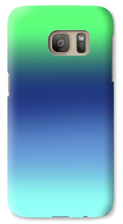 Green Navy Aqua Gradient - Phone Case