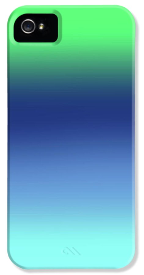 Green Navy Aqua Gradient - Phone Case