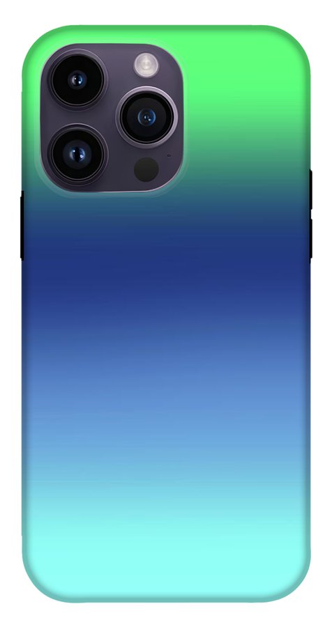Green Navy Aqua Gradient - Phone Case