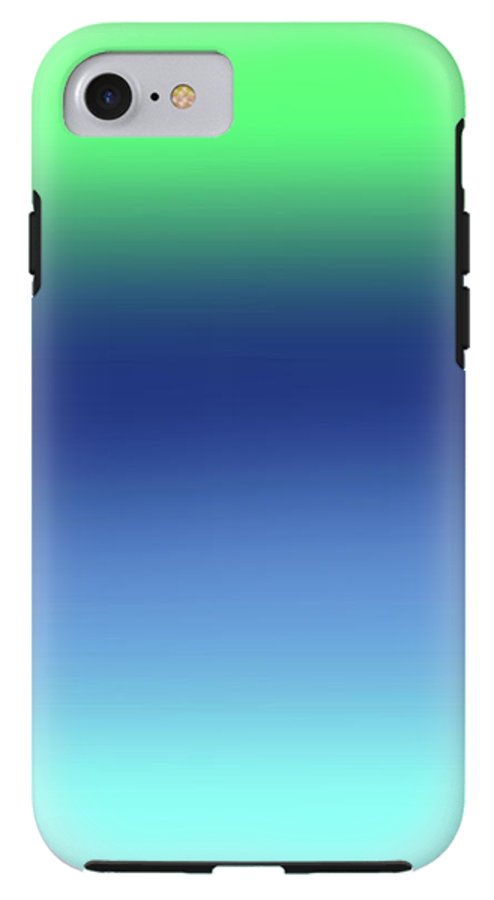Green Navy Aqua Gradient - Phone Case