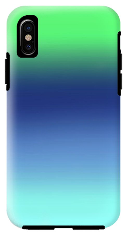 Green Navy Aqua Gradient - Phone Case