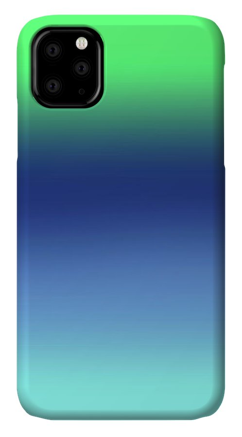 Green Navy Aqua Gradient - Phone Case